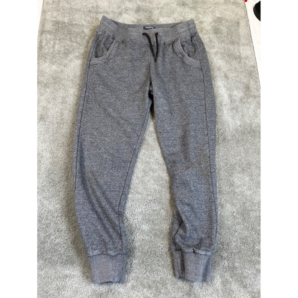 Bonobos Mens Joggers Medium Grey Heather 100% Cotton Sweatpants Drawstring 0417
